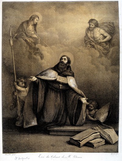 Saint Augustine (354-430) - 19th century by Unknown artist