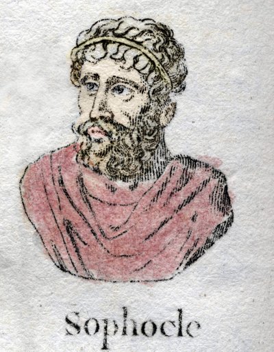 Sophocles (c. 496-406 BC), Greek tragic poet by Unknown artist