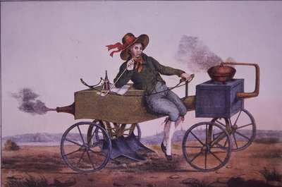 Steam plough, early 19th century by Unknown artist