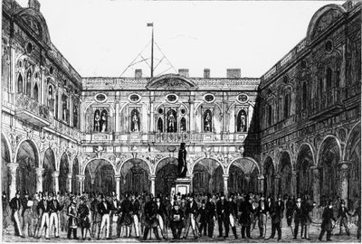 The London Stock Exchange in 1821 by Unknown artist