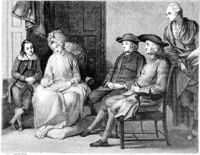The Quakers in the 18th century by Unknown artist