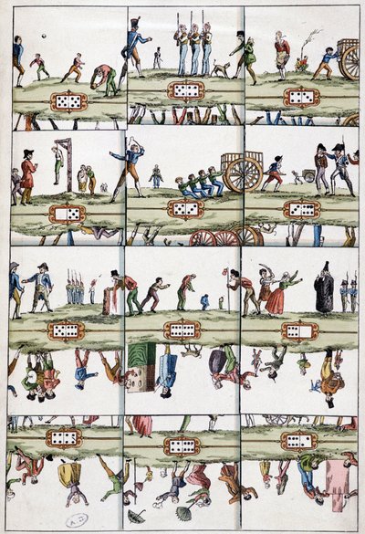The illustrated domino-map - Arts Deco, n.d. by Unknown artist