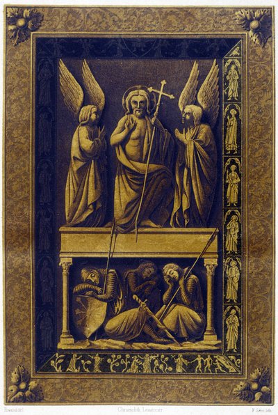 The resurrection of Christ, vermeil cover by Unknown artist