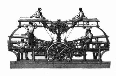 The rotary press by Unknown artist