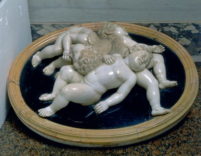 Three Sleeping Putti by Unknown artist