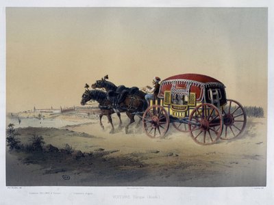 Turkish Carriage - 19th century, A.D by Unknown artist