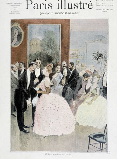 A ball - in Paris illustré by Unknown artist