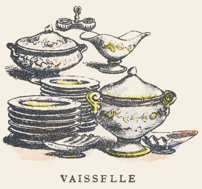 V: Crockery by Unknown artist