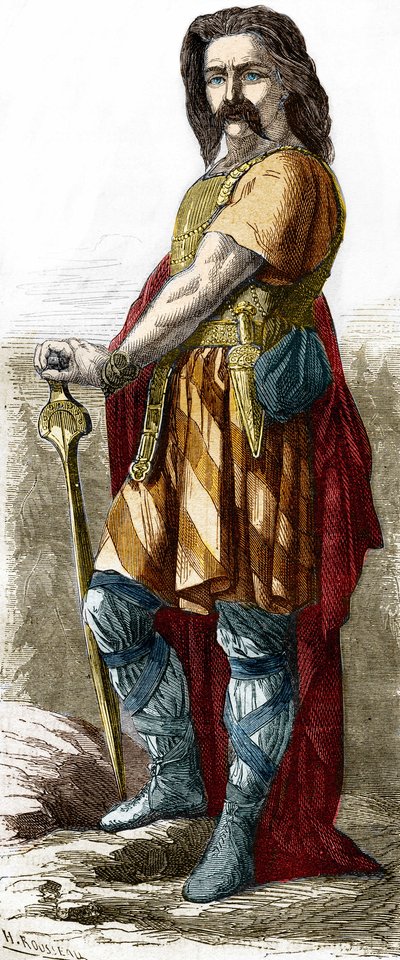 Vercingetorix (ca. 72-46 BC), Gaul chief by Unknown artist