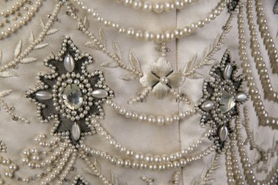 Wedding dress bodice by Unknown artist