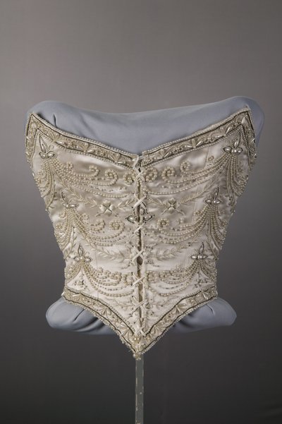 Wedding dress bodice by Unknown artist