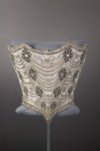 Wedding dress bodice by Unknown artist