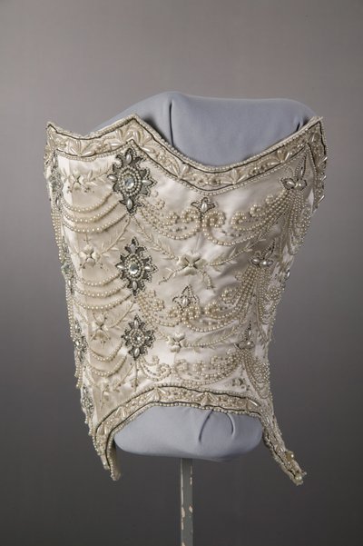 Wedding dress bodice by Unknown artist