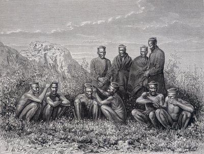 Zulu Cafres (Ring-Kop tribe) by Unknown artist