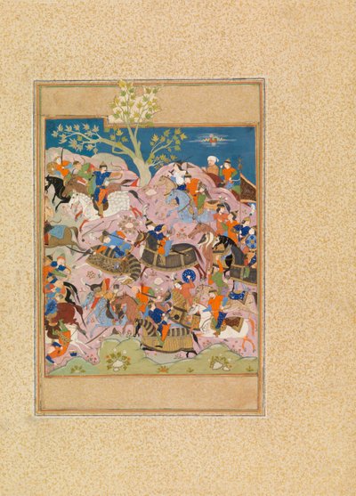 A Battle Scene by Unknown artist