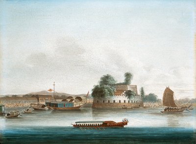 A Fort on the Canton River by Unknown artist