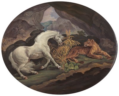 A Horse Frightened by a Lioness by Unknown artist