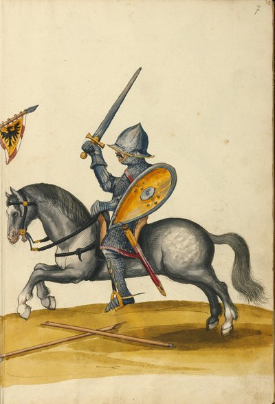A Horseman in Armor by Unknown artist