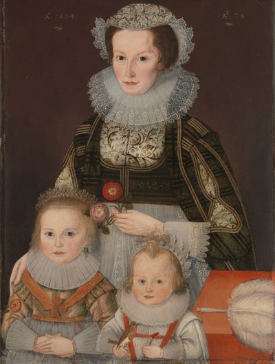 A Lady and Her Two Children by Unknown artist