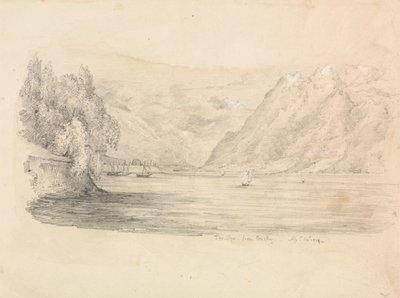 A Lake Surrounded by Mountains by Unknown artist