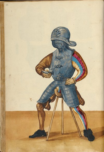 A Man in Armor by Unknown artist
