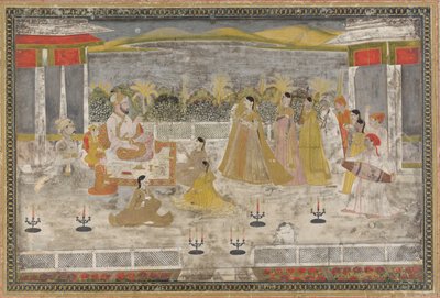 A Palace Scene by Unknown artist