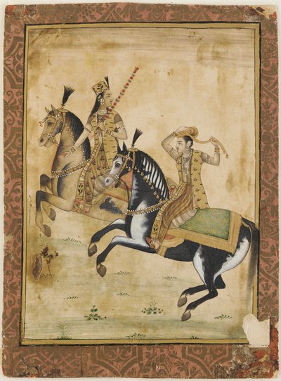 A Prince and Princess on Horseback by Unknown artist