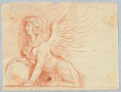A Sphinx with Globe by Unknown artist