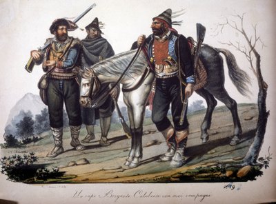 A gang of robbers from Calabria (Italy) by Unknown artist