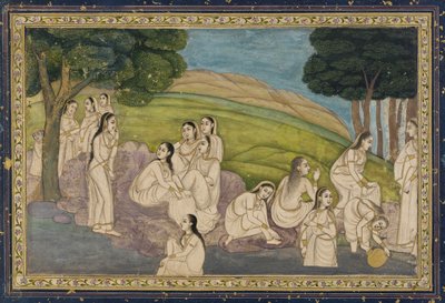 A Group of Women, Bathing by Unknown artist