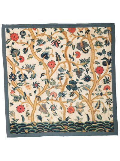 A Pair of Crewel Hangings by Unknown artist