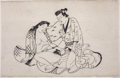 A Sheet from a Shunga Album by Unknown artist