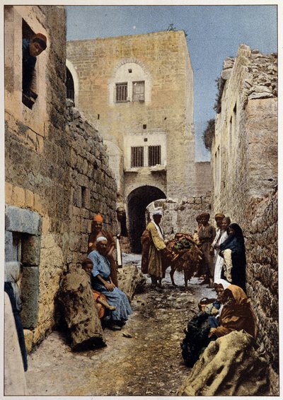 A street in Bethlehem by Unknown artist