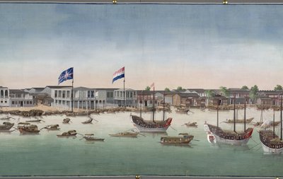 A View of Canton by Unknown artist