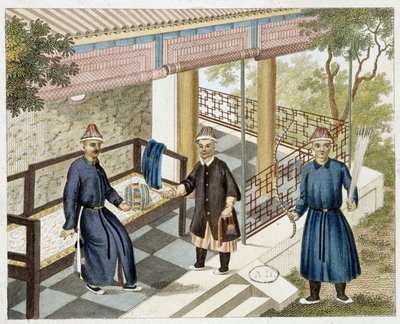 Archery in China in the 19th Century by Unknown artist