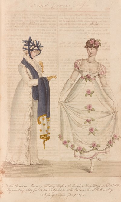 Autumnal Parisian Dress by Unknown artist