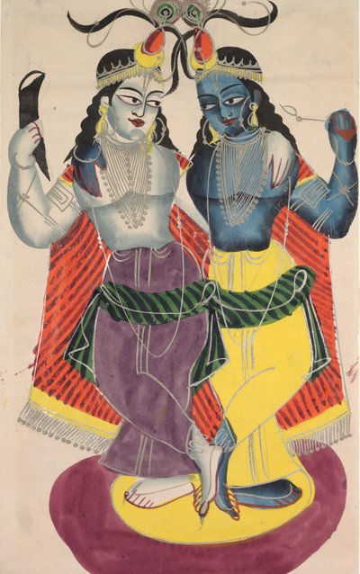 Balarama and Krishna by Unknown artist