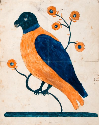 Bird on Twig by Unknown artist