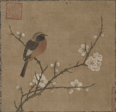 Bird on a Flowering Branch by Unknown artist