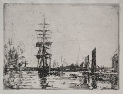 Boats at Anchor by Unknown artist