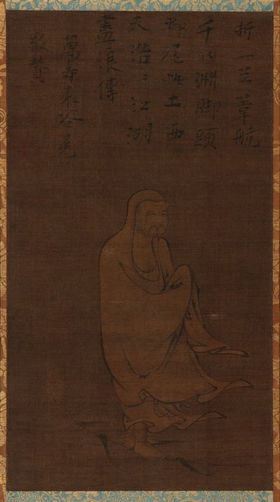 Bodhidharma Crossing the Yangzi on a Reed by Unknown artist