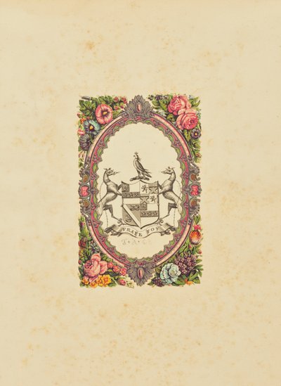 Bookplate by Unknown artist