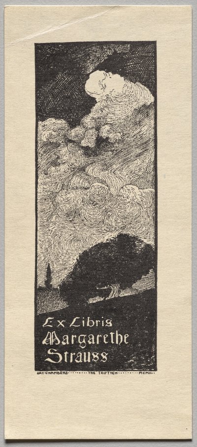 Bookplate: Margarethe Strauss by Unknown artist