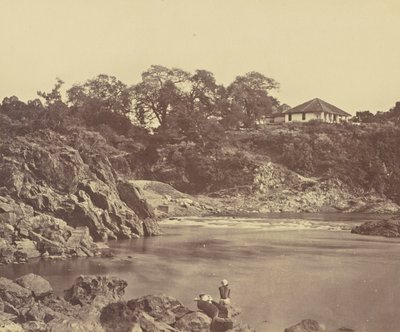 Bungalow at Marble Rocks, Nerbudda by Unknown artist
