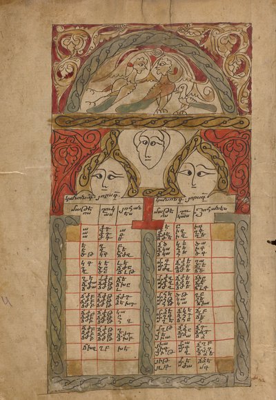 Canon Table Page by Unknown artist