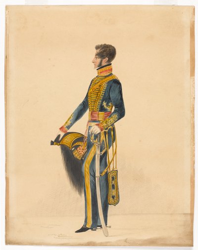 Captain William Brett, Bombay Horse Artillery by Unknown artist