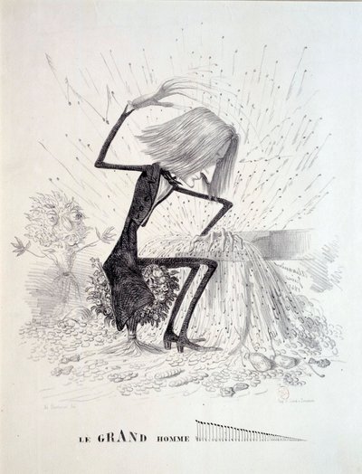Cartoon Depicting the Composer Franz Liszt by Unknown artist