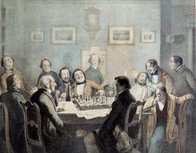 Chess Players by Unknown artist