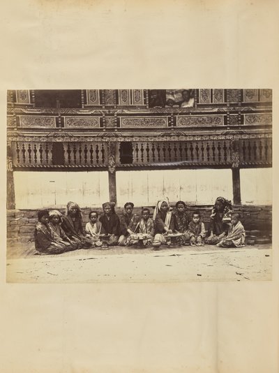 Children with Tea Service by Unknown artist