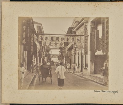 Chinese Street, Shanghai by Unknown artist